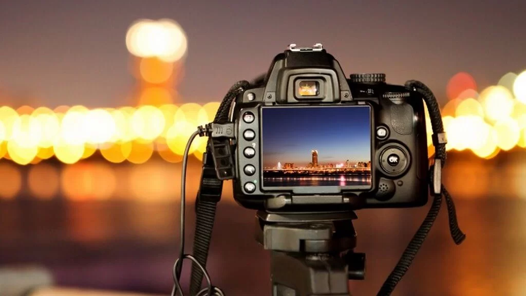 Digital Camera being displayed